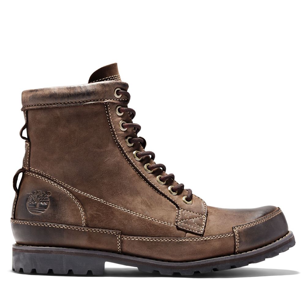 Timberland Mens 6-Inch Boots Earthkeepers® Original - Dark Brown - India TJ7369042